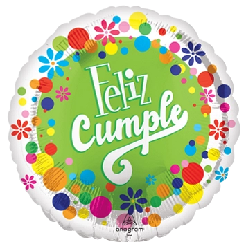 Anagram 17" Feliz Cumple